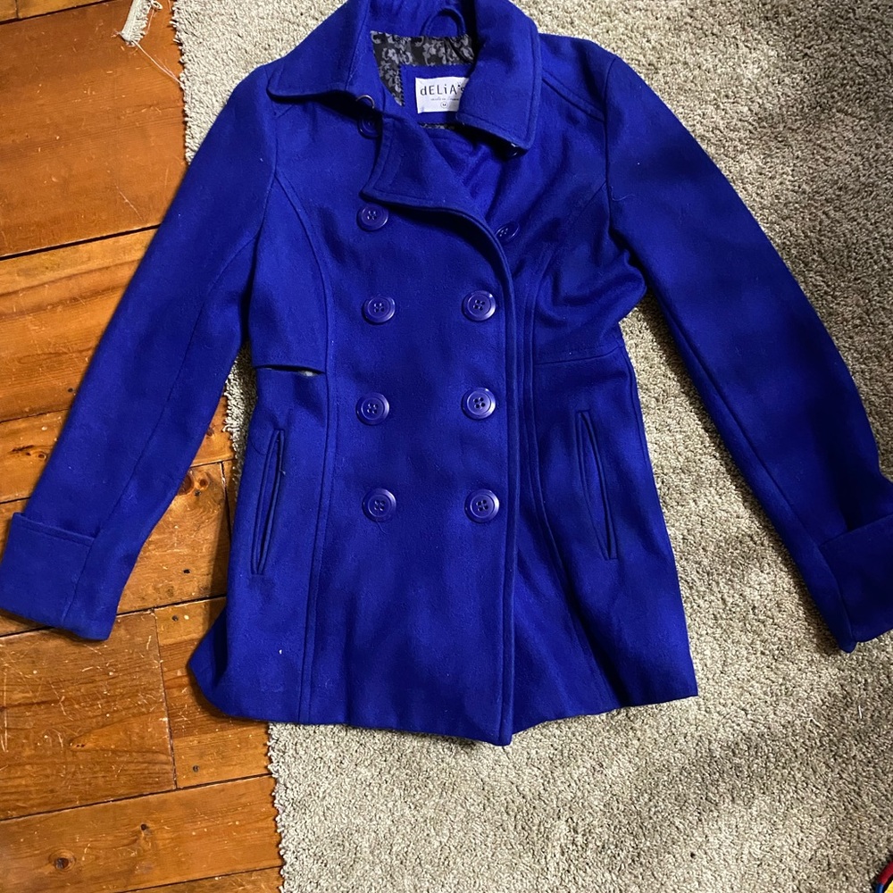dELiA*s Women's Blue Peacoat